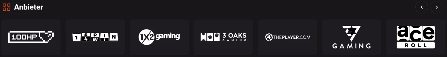 Hollywin Casino Spieleanbieter
